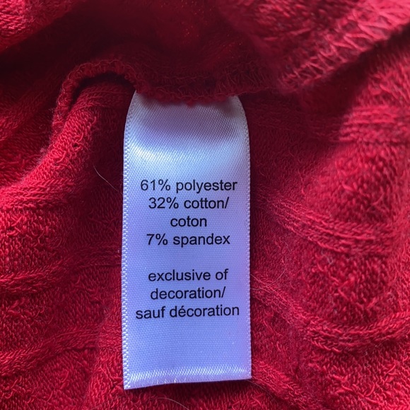 🛍️4/$30 Maurices red shirt/blouse - Picture 4 of 4